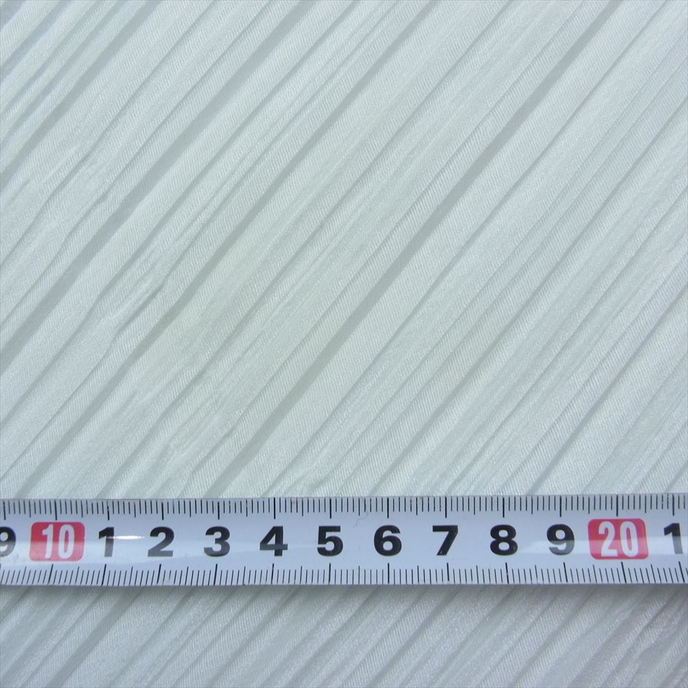 PLEATS PLEASE プリーツプリーズ イッセイミヤケ PP63-JK584 プリーツ加工 アシンメトリー カットソー 半袖 ホワイト ホワイト系 3【中古】
