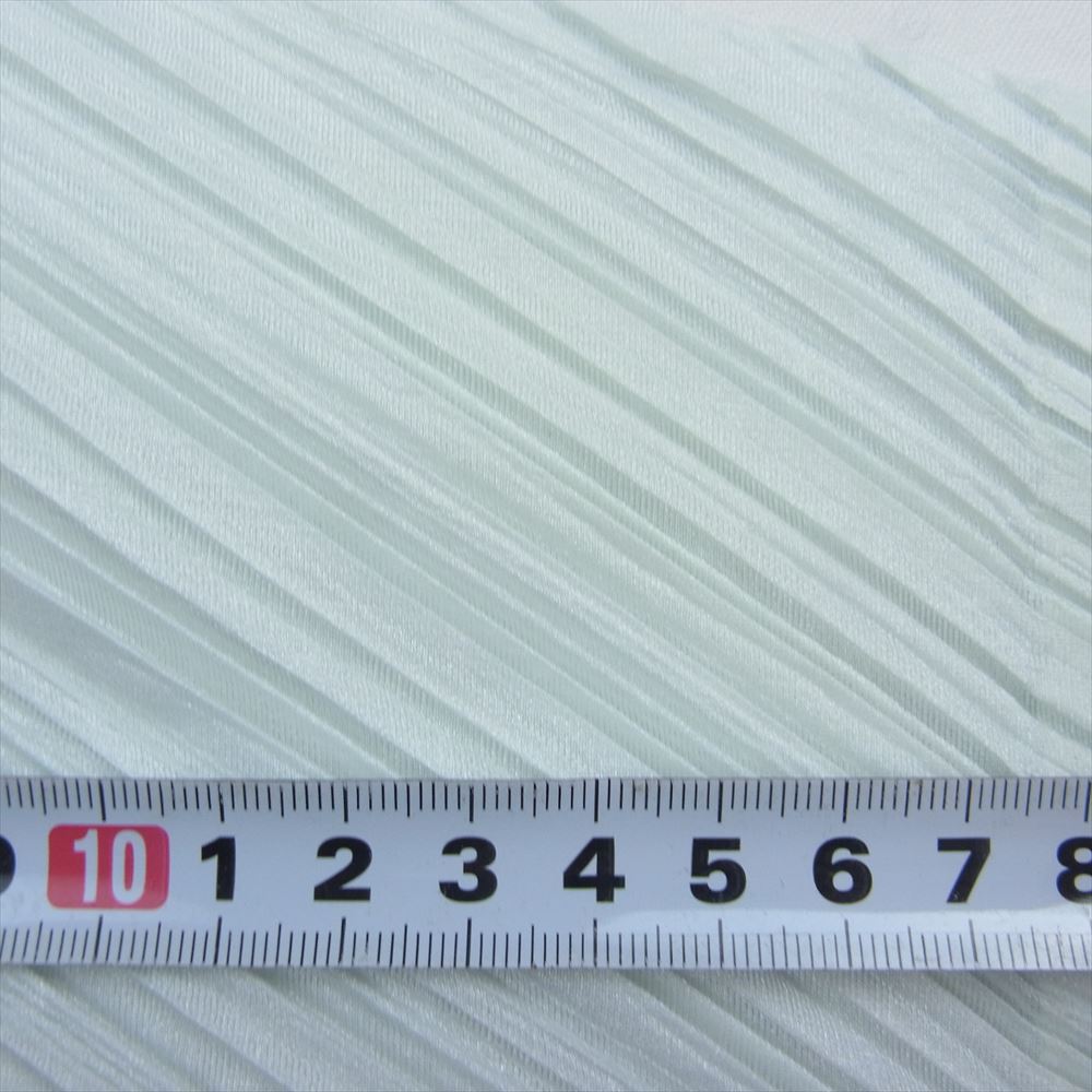 PLEATS PLEASE プリーツプリーズ イッセイミヤケ PP63-JK584 プリーツ加工 アシンメトリー カットソー 半袖 ホワイト ホワイト系 3【中古】