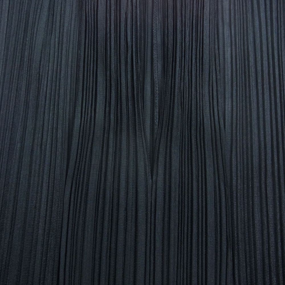 PLEATS PLEASE プリーツプリーズ イッセイミヤケ PP63-JK664 プリーツ加工 デザインカラー ノースリーブ ロング ワンピース ブラック系 3【中古】