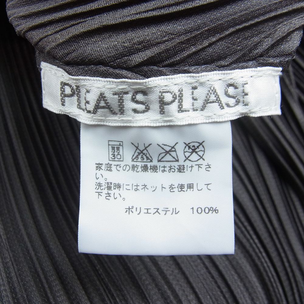 PLEATS PLEASE プリーツプリーズ イッセイミヤケ PP31-JH185 プリーツ加工 ノースリーブ ロング フレア ワンピース ブラウン系 2【中古】