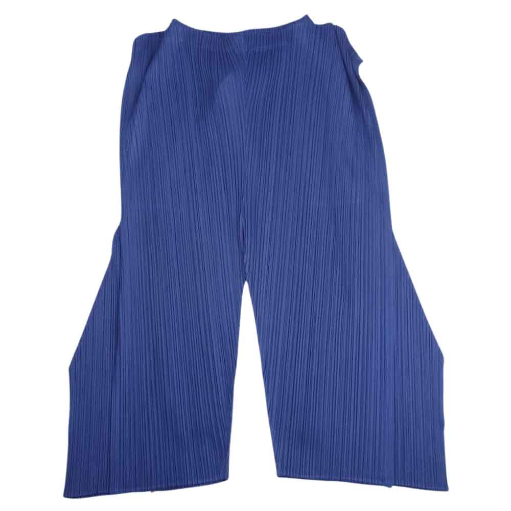 PLEATS PLEASE プリーツプリーズ イッセイミヤケ 19AW PP93-JF564 プリーツ加工 レイヤード デザイン ドレープ パンツ パープル パープル系 1【美品】【中古】