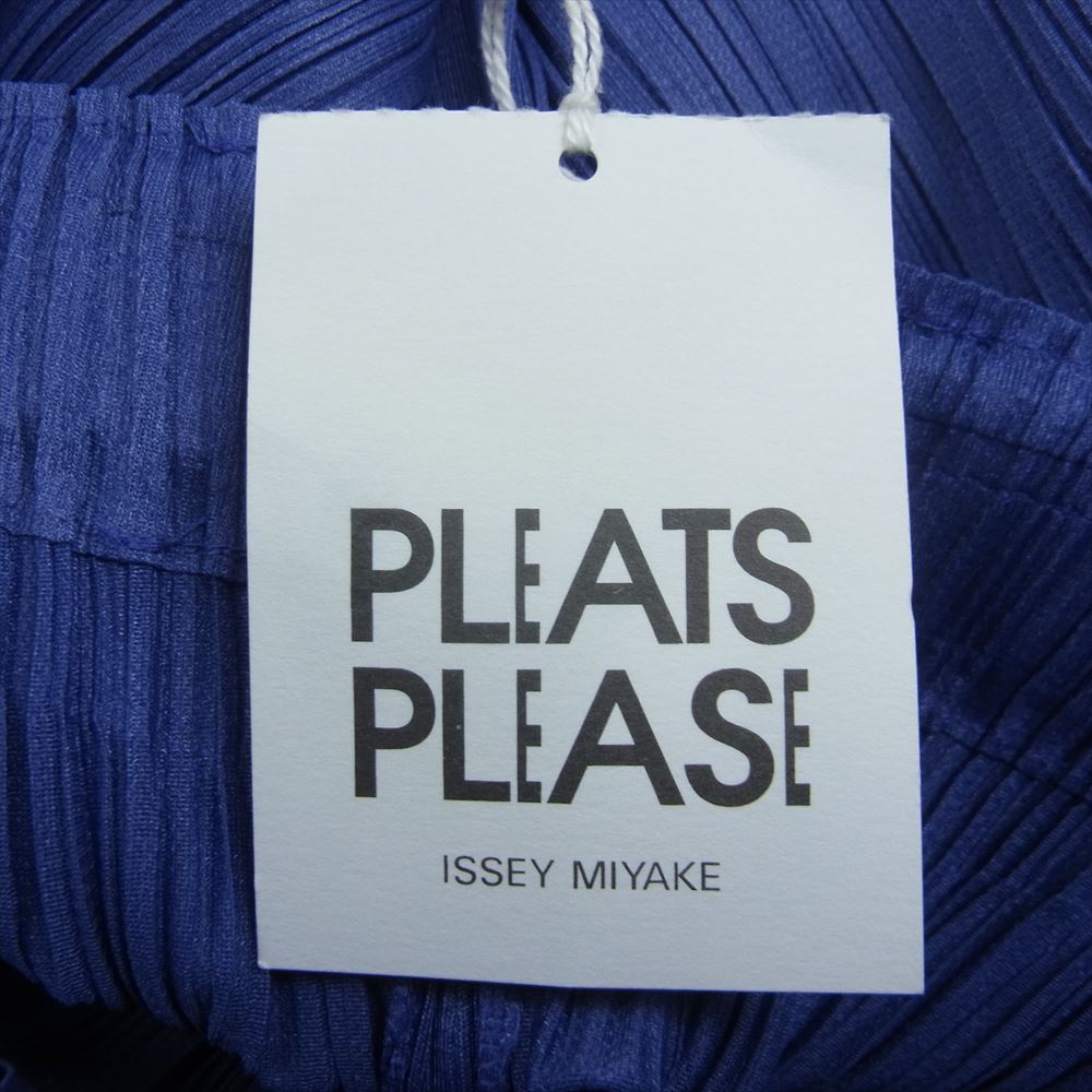 PLEATS PLEASE プリーツプリーズ イッセイミヤケ 19AW PP93-JF564 プリーツ加工 レイヤード デザイン ドレープ パンツ パープル パープル系 1【美品】【中古】