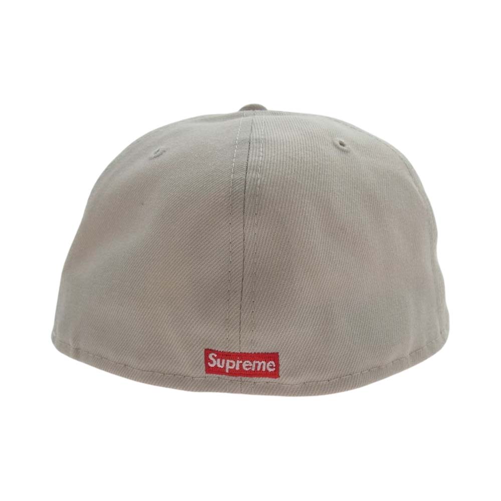 Supreme シュプリーム 22SS × New Era Handstyle Box Logo CAP ハンドスタイル ニューエラ キャップ オフホワイト系【中古】