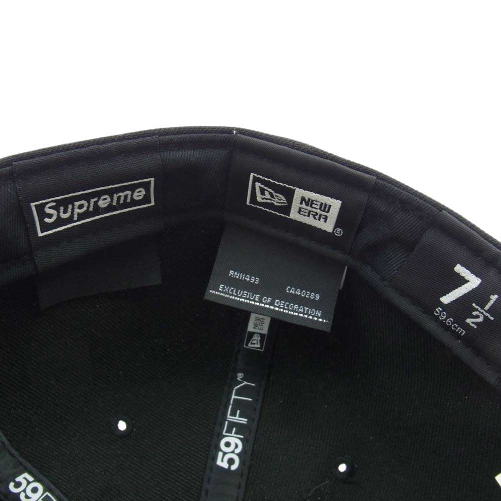 Supreme シュプリーム 21AW × New Era OPENING DAY 2021 Box Logo CAP オープニングディ ボックス ロゴ キャップ ブラック系【中古】