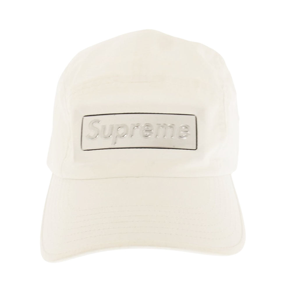 Supreme シュプリーム 21AW Mirror Camp Cap ミラーキャンプ キャップ  ホワイト系【中古】