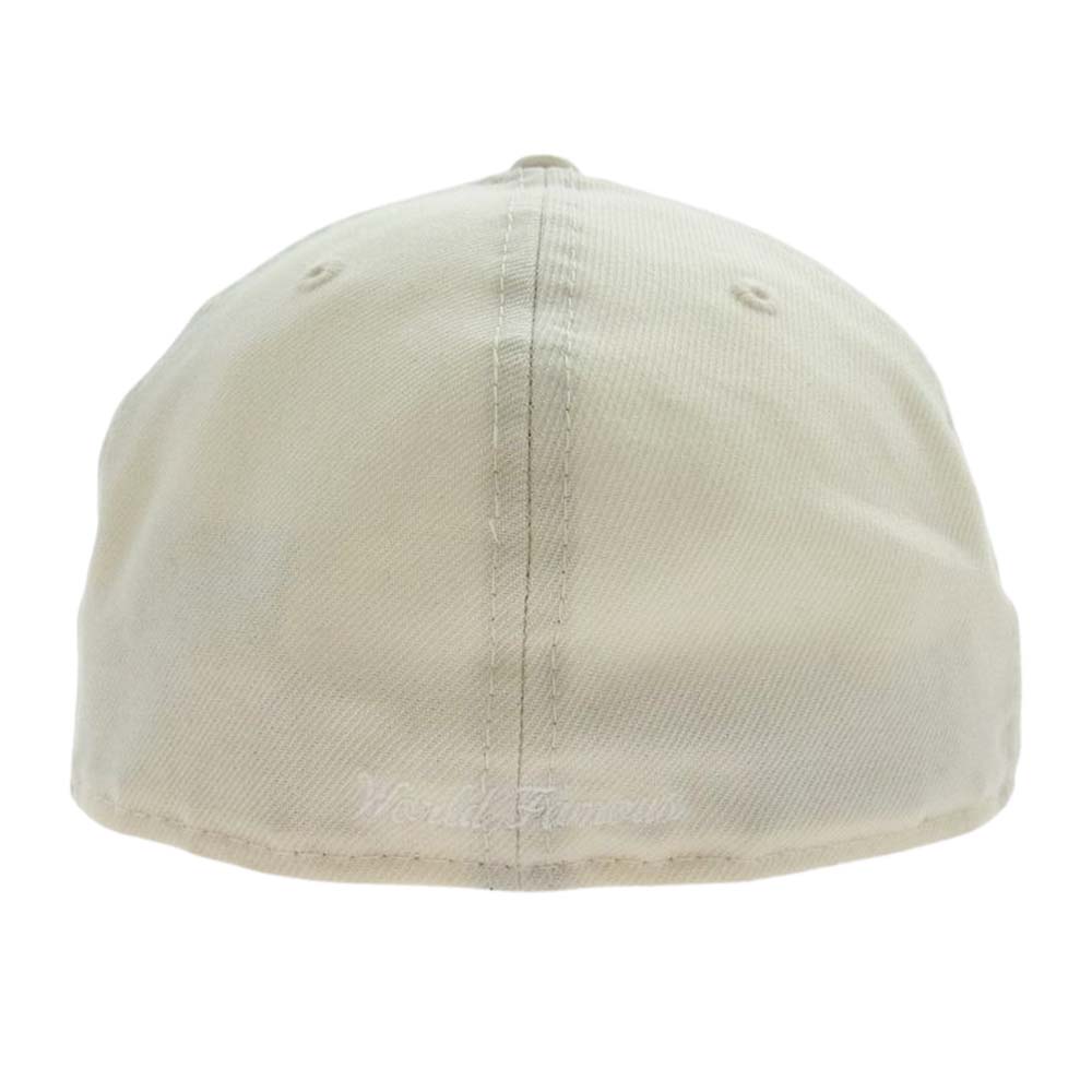 Supreme シュプリーム 20AW × New Era World Famous Box Logo CAP ワールド フェイマス ボックス ロゴ キャップ オフホワイト系 59.6cm【中古】