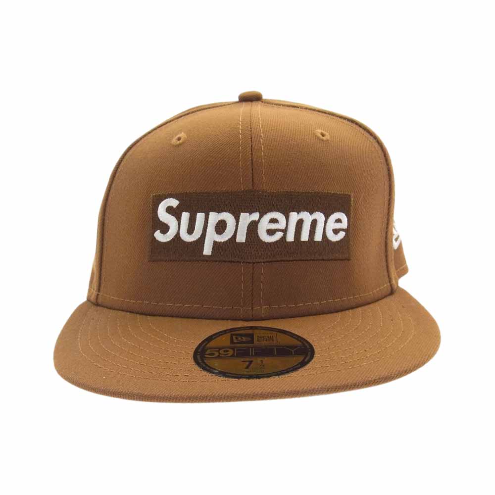 Supreme シュプリーム 22AW × New Era Money Box Logo ニューエラ マネーボックス ロゴ キャップ ブラウン系【中古】
