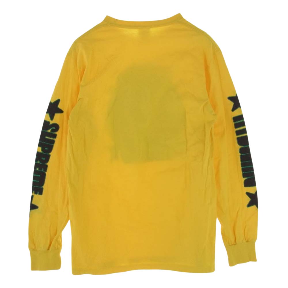 Supreme シュプリーム 21SS × HYSTERIC GLAMOUR ヒステリックグラマー L/S Tee ガール プリント 長袖 Tシャツ イエロー系 S【中古】