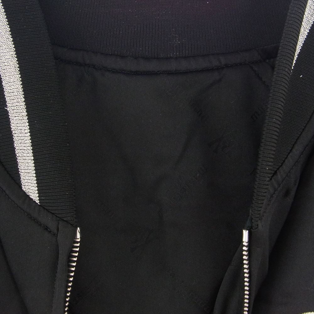 mastermind JAPAN マスターマインドジャパン MC2-BL11-45-1 シルクサテン スカル刺繍 リバーシブル スカジャン ジャケット ブラック系 M【新古品】【未使用】【中古】