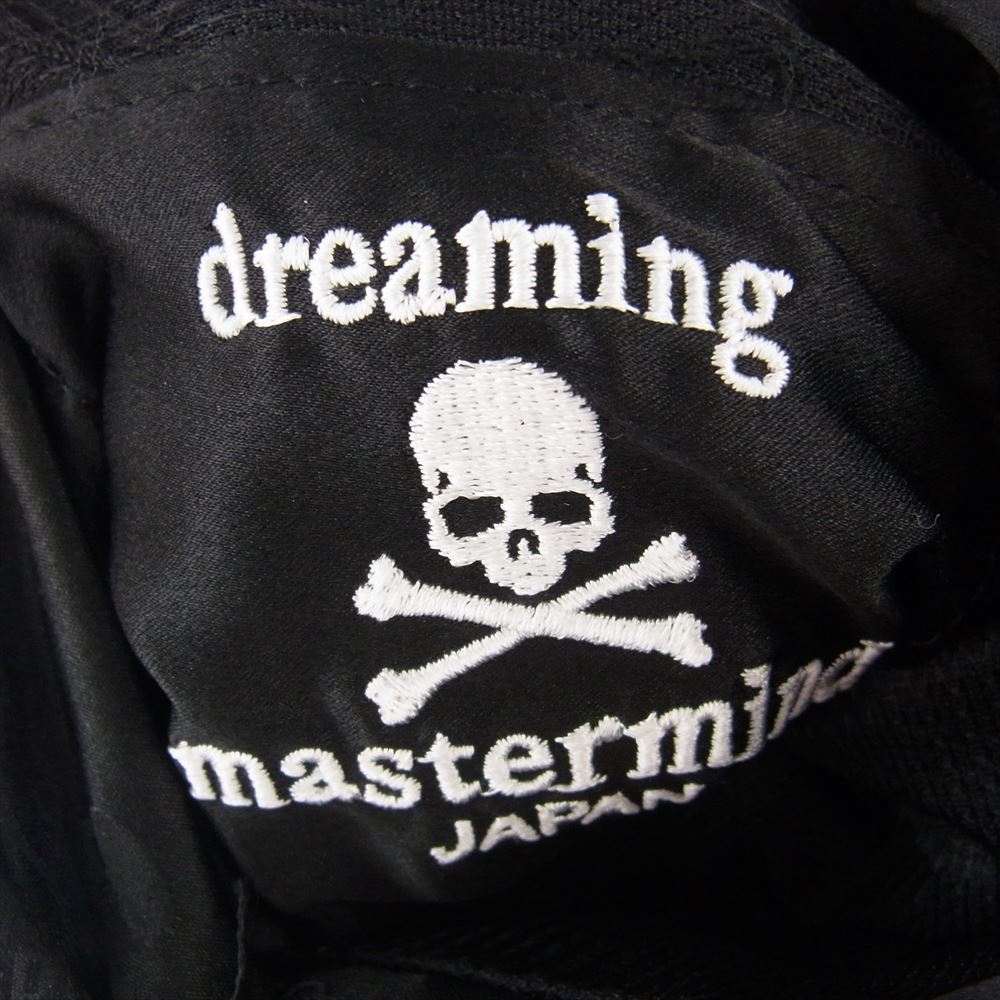 mastermind JAPAN マスターマインドジャパン MC2-BL11-45-1 シルクサテン スカル刺繍 リバーシブル スカジャン ジャケット ブラック系 M【新古品】【未使用】【中古】