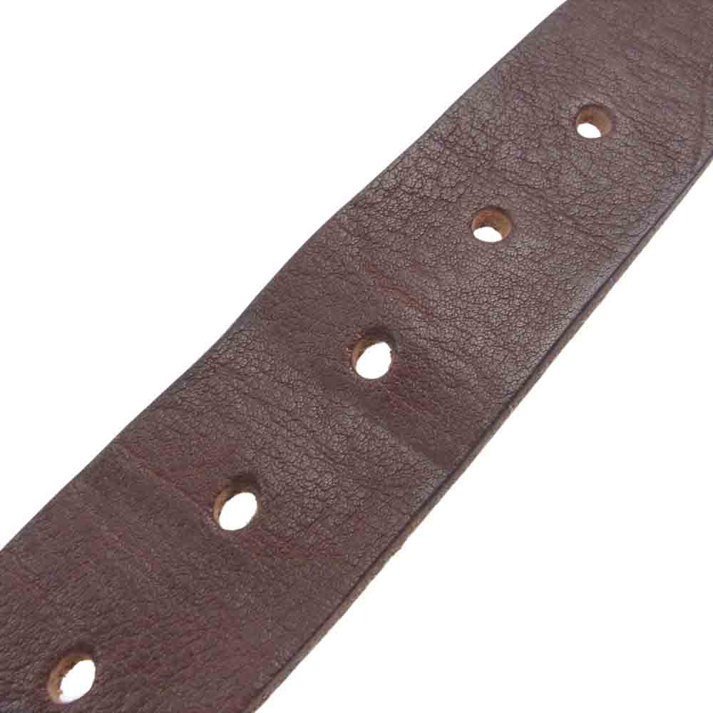 ORGUEIL オルゲイユ レザー ベルト ブラウン ブラウン系 34【中古】