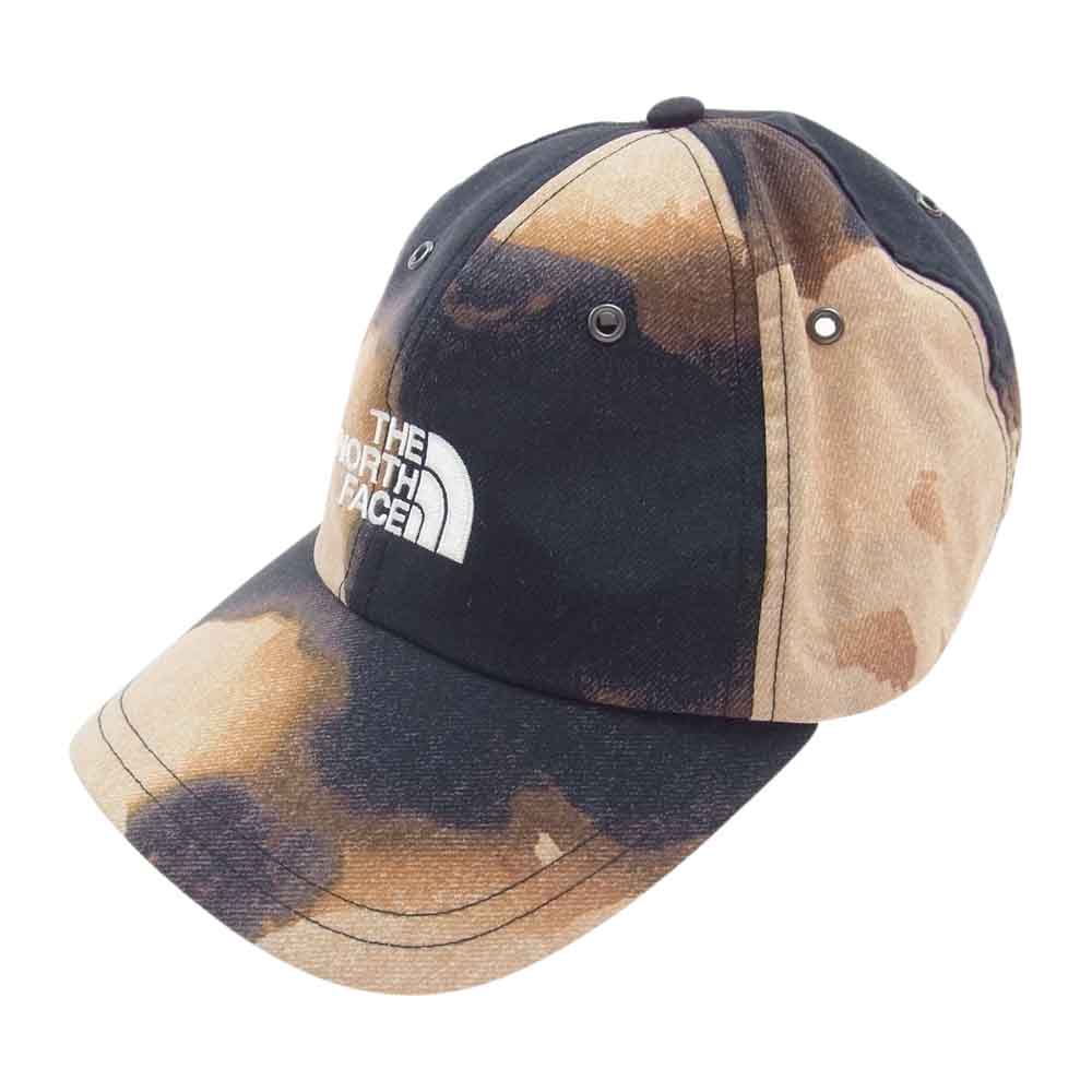 Supreme シュプリーム The North Face Bleached Denim Print 6-Panel ノース フェイス ブリーチド デニム プリント 6パネル キャップ マルチカラー系【中古】