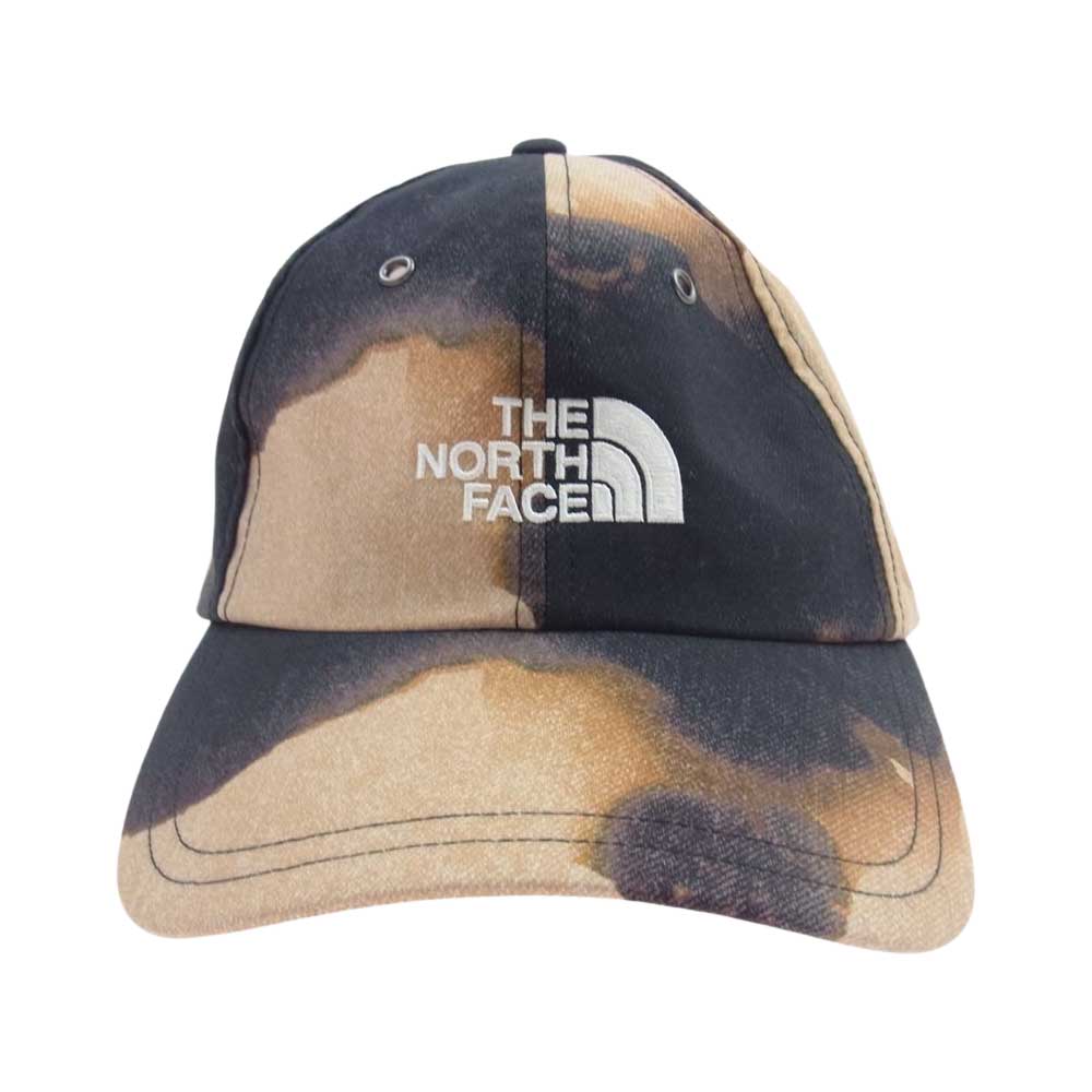 Supreme シュプリーム The North Face Bleached Denim Print 6-Panel ノース フェイス ブリーチド デニム プリント 6パネル キャップ マルチカラー系【中古】