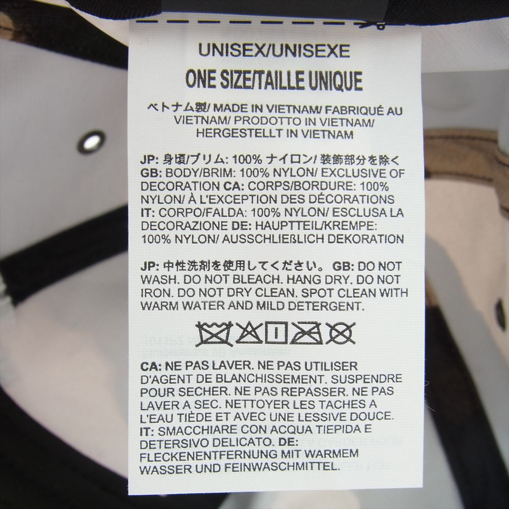 Supreme シュプリーム The North Face Bleached Denim Print 6-Panel ノース フェイス ブリーチド デニム プリント 6パネル キャップ マルチカラー系【中古】