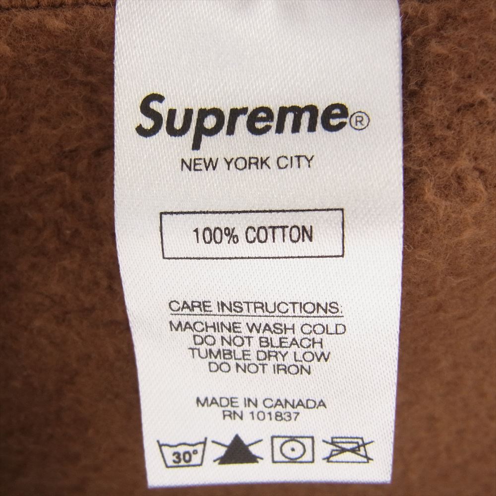 Supreme シュプリーム 17AW Box Logo Hooded Sweatshirt ボックスロゴ フーディー パーカー ブラウン ブラウン系 L【中古】