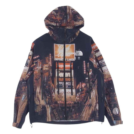 Supreme シュプリーム 22SS THE NORTH FACE Taped Seam Shell Jacket Times Square ノースフェイス テープ シーム シェル ジャケット タイムズ スクエア  マルチカラー系 M【中古】
