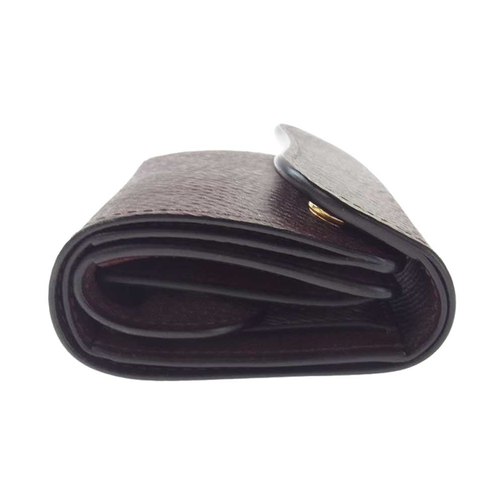 WILDSWANS ワイルドスワンズ CSS-ENO /BRC/RBRW イーノ カウレザー 3つ折り財布 コンパクトウォレット ブラウン系【極上美品】【中古】