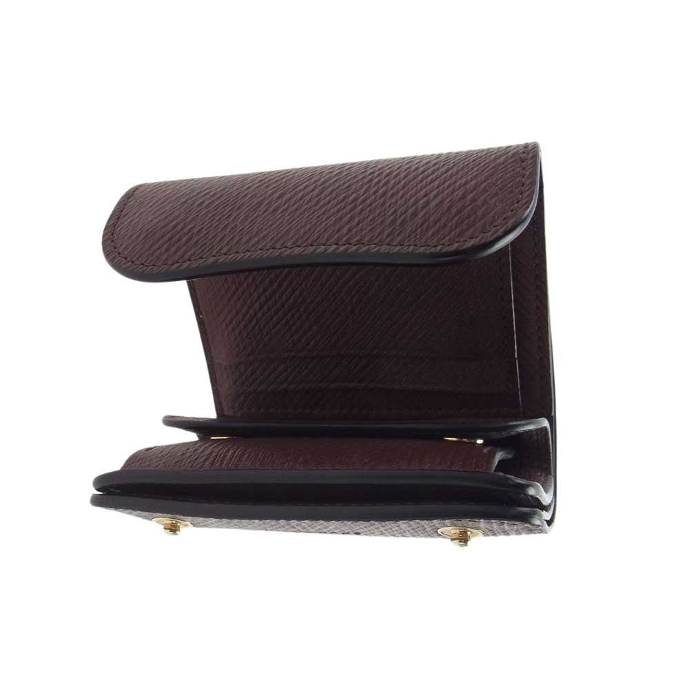 WILDSWANS ワイルドスワンズ CSS-ENO /BRC/RBRW イーノ カウレザー 3つ折り財布 コンパクトウォレット ブラウン系【極上美品】【中古】