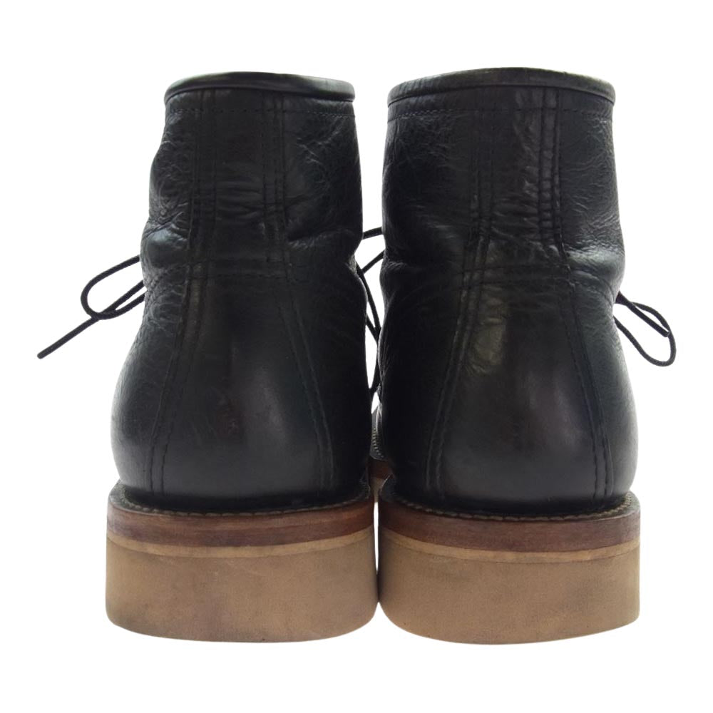 CALEE キャリー WORK MOC TOE BOOTS モックトゥ ワーク ブーツ  ブラック系 表記無【中古】