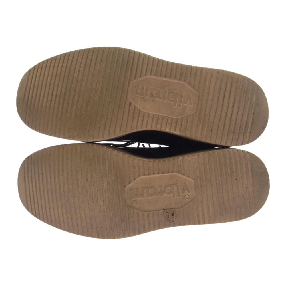 CALEE キャリー WORK MOC TOE BOOTS モックトゥ ワーク ブーツ  ブラック系 表記無【中古】