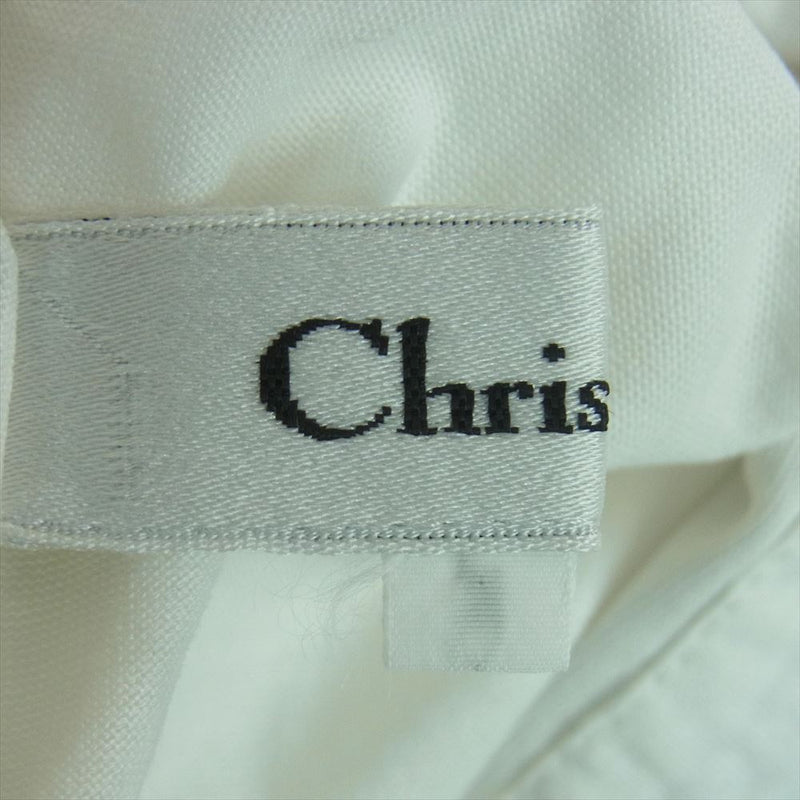 Christian Dior クリスチャンディオール BLL6K4800 コットン CDロゴ 刺繍 フレンチスリーブ カットソー ホワイト系 9【中古】