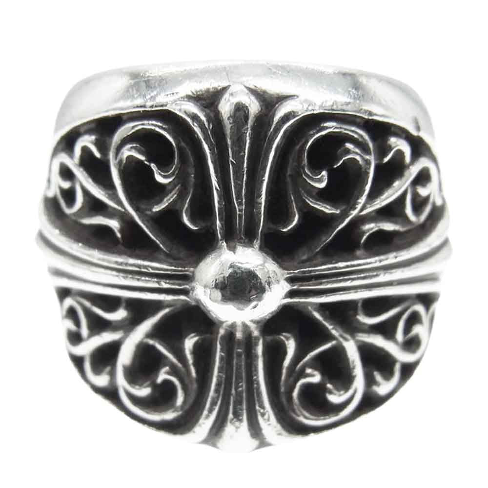 CHROME HEARTS クロムハーツ（原本有） CLASSIC OVAL クラシック オーバル クロス リング シルバー系 24号【中古】