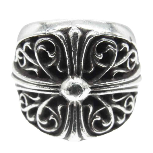 CHROME HEARTS クロムハーツ（原本有） CLASSIC OVAL クラシック オーバル クロス リング シルバー系 24号【中古】
