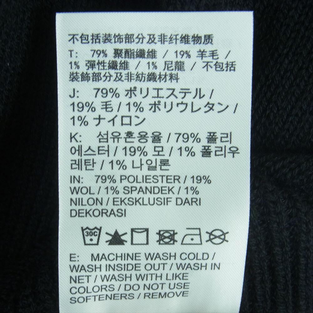 NIKE ナイキ DX0009-010 NSW NIKE TREND SWEATER 刺繍ロゴ Vネック セーター ニット ブラック系 XL【新古品】【未使用】【中古】