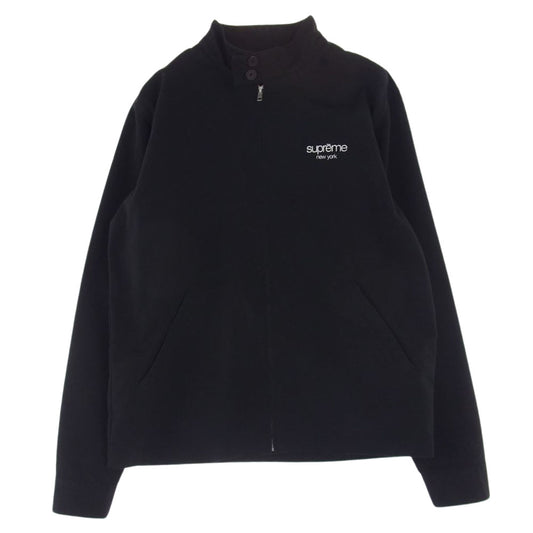 Supreme シュプリーム 11SS HARRINGTON JACKET クラシックロゴ プリント ハリントン スイングトップ ジャケット ブラック系 L【中古】