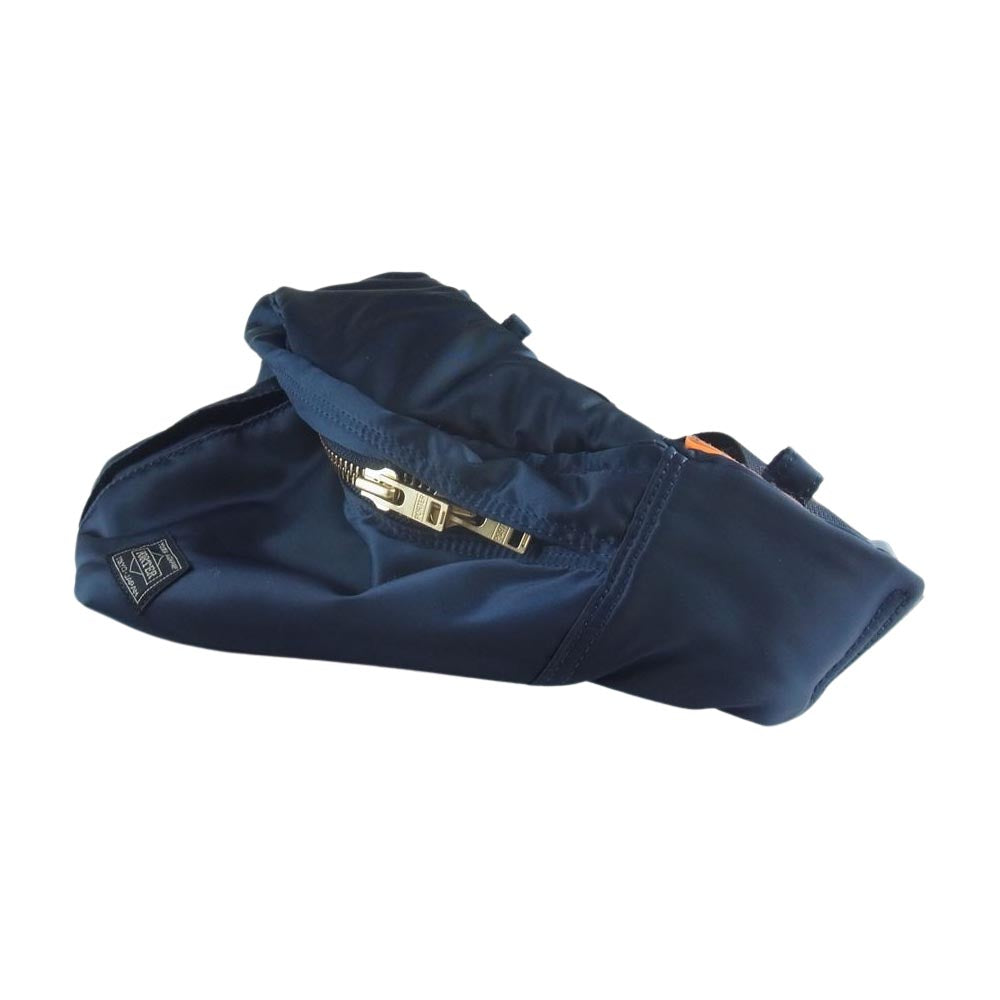 PORTER ポーター 622-76628 TANKER WAIST BAG ウエスト バッグ Ｌ ネイビー系【美品】【中古】
