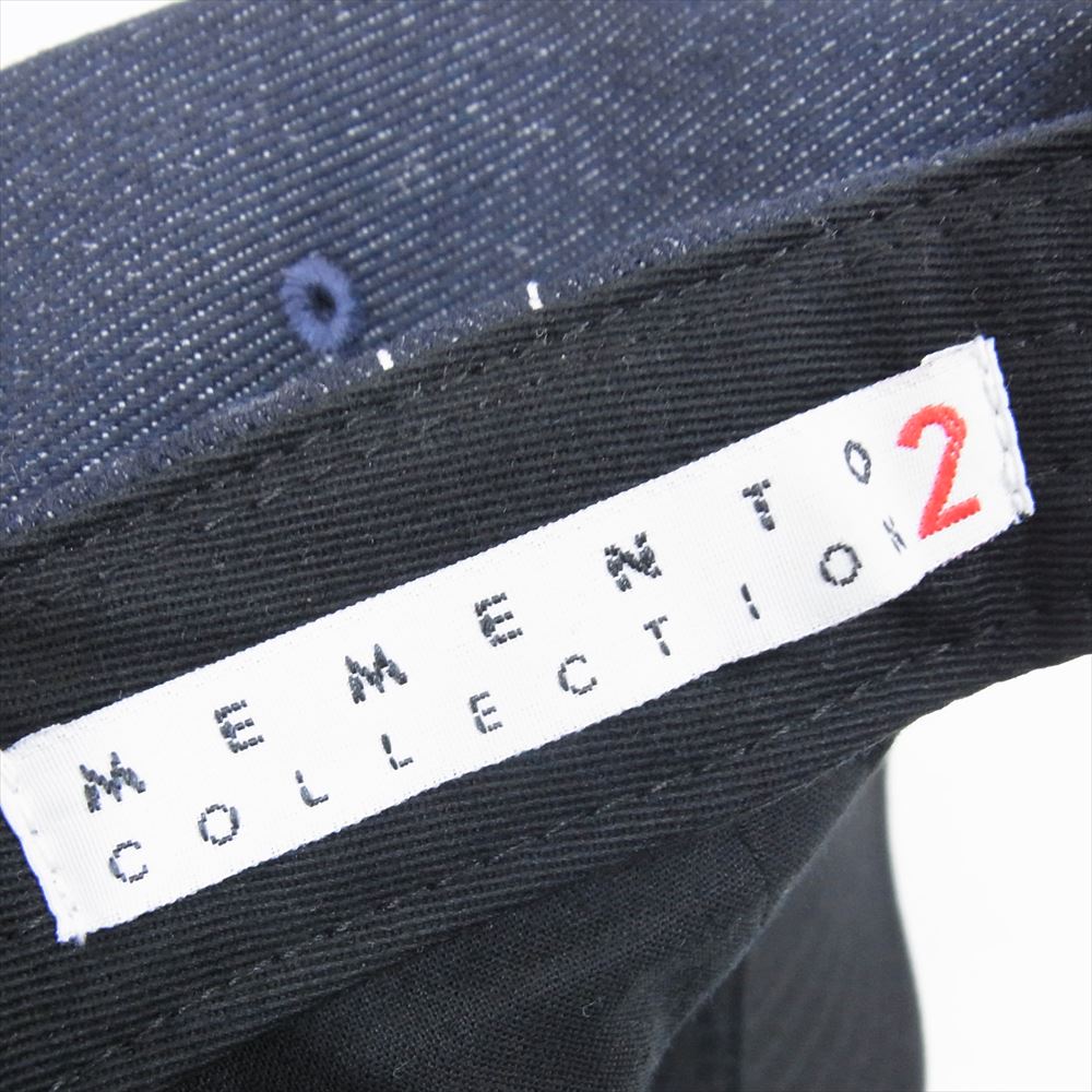 KENZO ケンゾー PARIS ベルト バック タイガー パッチ デニム キャップ インディゴブルー系【中古】