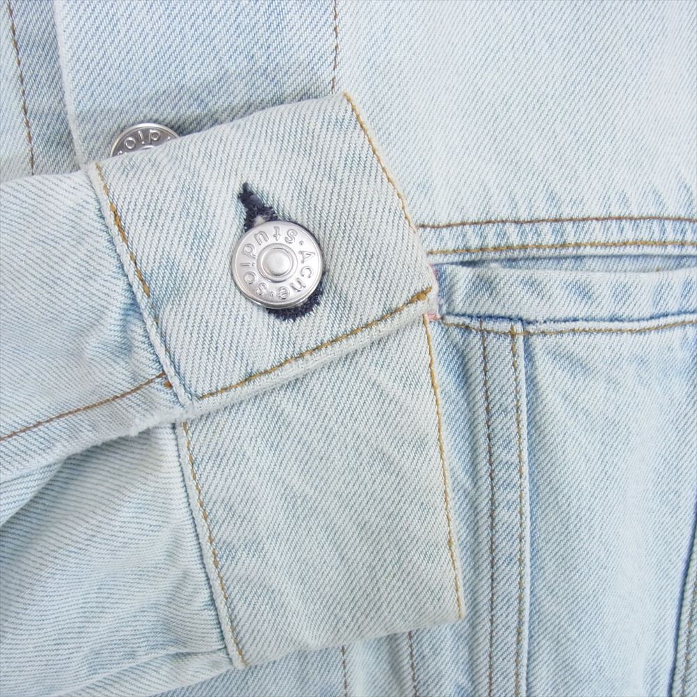 ACNE STUDIOS アクネストゥディオズ 22H165 Bl? Konst Denim Jacket Light Blue デニム ジャケット インディゴブルー系 48【中古】