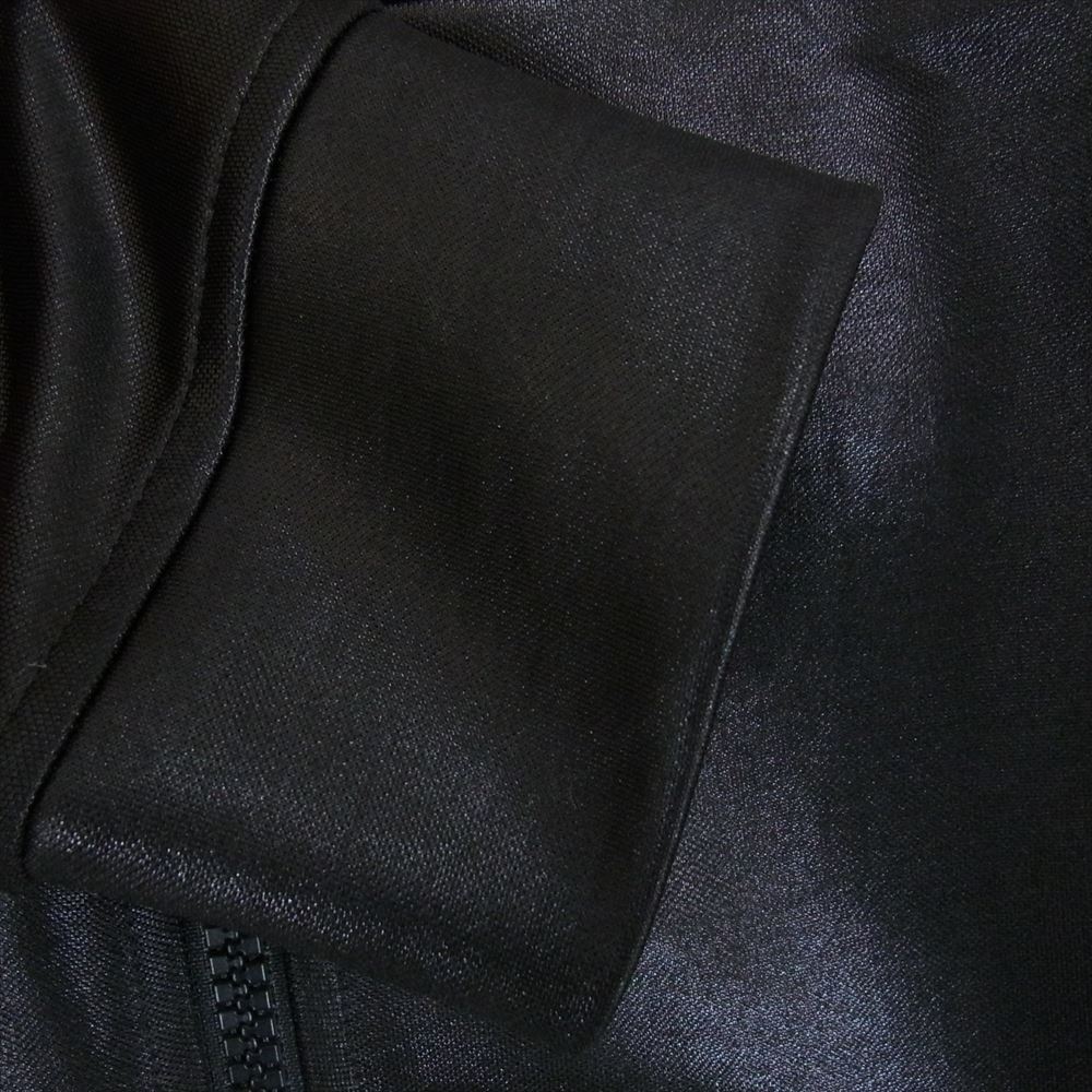 Alexander Wang アレキサンダーワン T BY SHINY DOUBLE FACE KNIT BOMBER JACKET ダブルフェイス ボンバー ジャケット ブラック系 XS【中古】