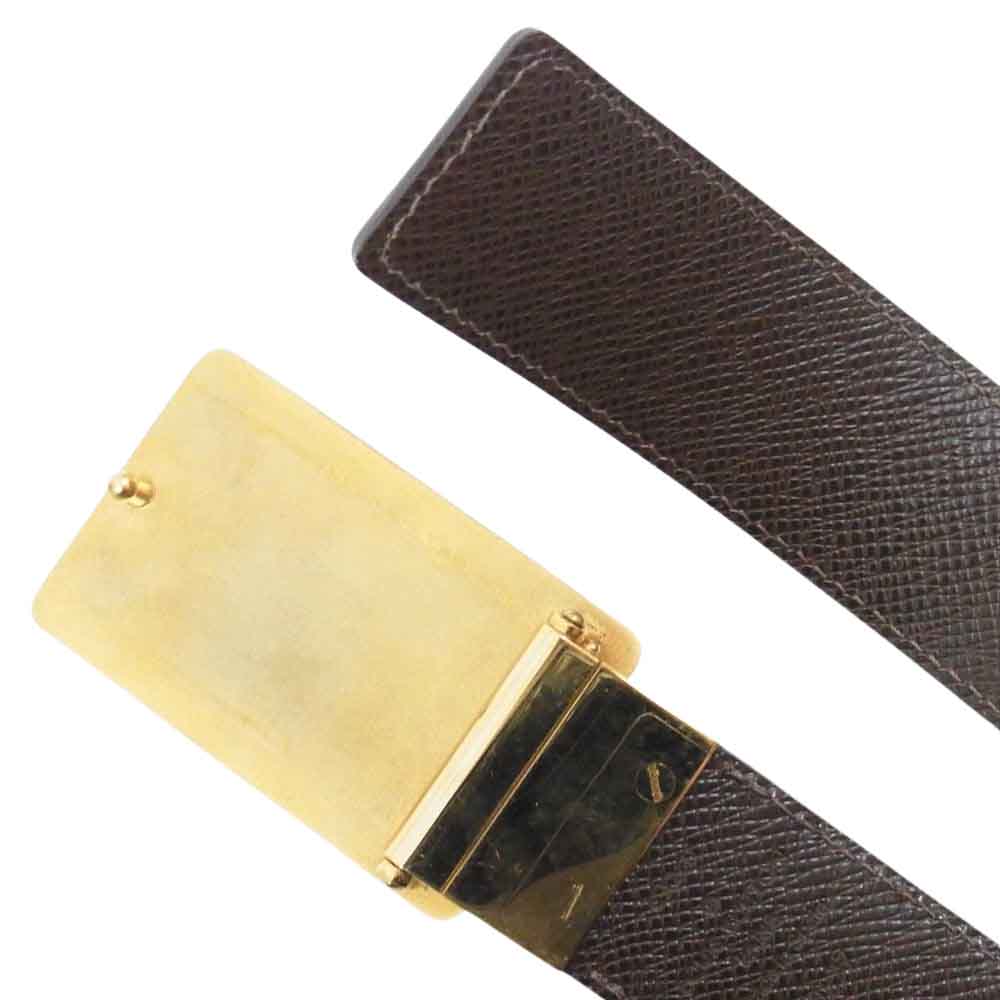 LOUIS VUITTON ルイ・ヴィトン M9677 サンチュール アヴァントゥール ダミエ ベルト ブラウン系 95/38【中古】