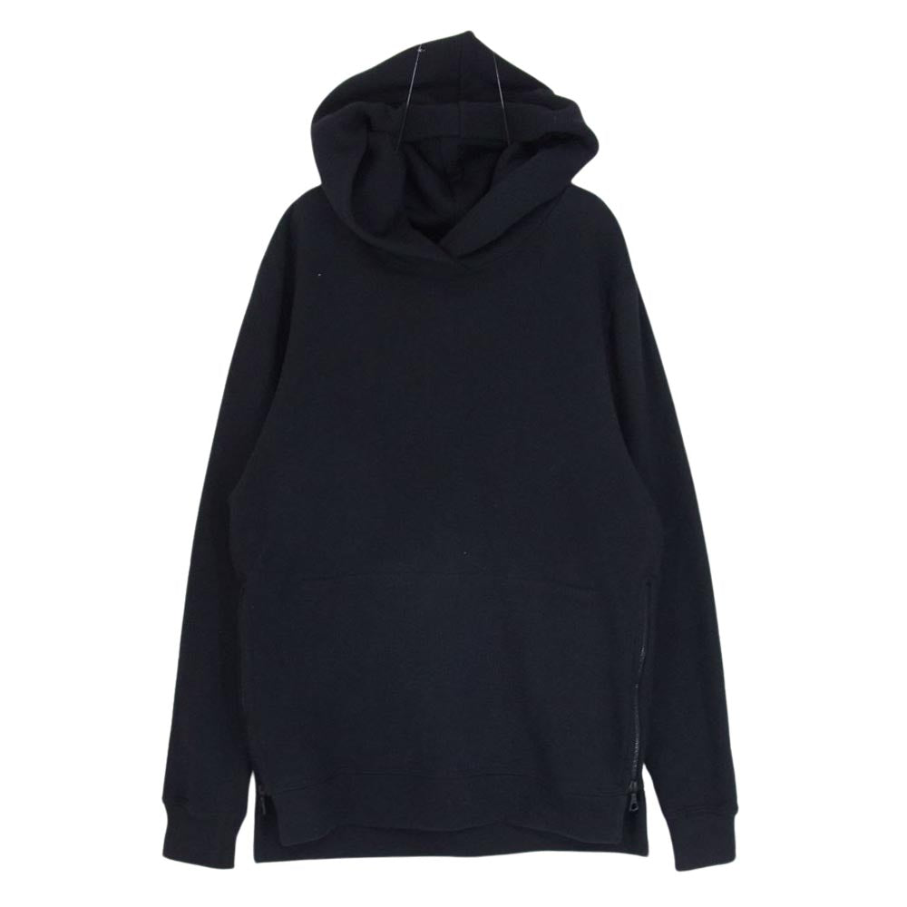 ジョンエリオット サイドジップ プルオーバ― パーカー フーディ ブラック系 1【中古】