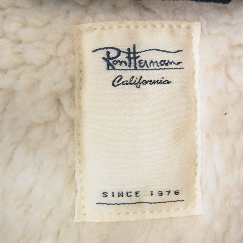 Ron Herman ロンハーマン 3420400108 Cords Boa Shirts JK コーデュロイ 裏ボア 長袖 シャツ ジャケット ブラック系 S【中古】