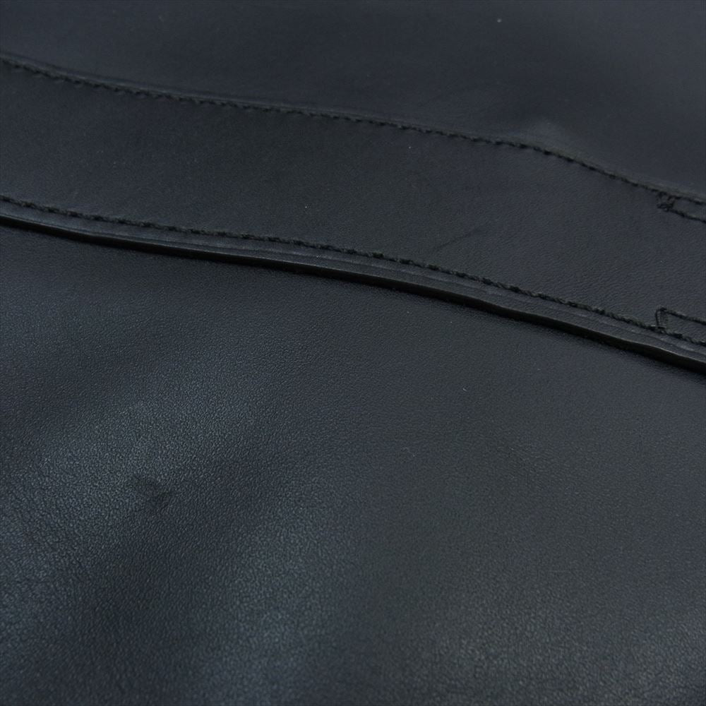 スリーワンフィリップリム 31hour bag フラップ レザー トート バッグ ブラック系【中古】