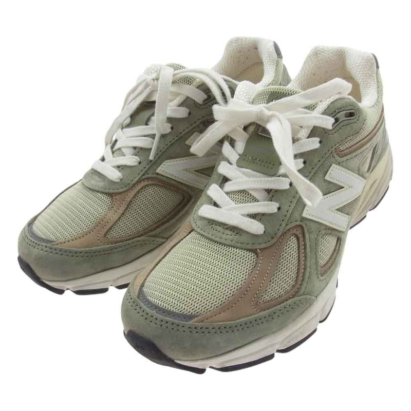 NEW BALANCE ニューバランス U990GT4 990 V4 Olive スニーカー モスグリーン系 25.5cm【中古】