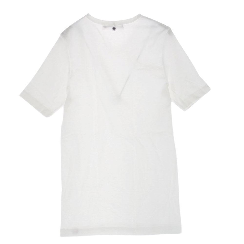 CHROME HEARTS クロムハーツ（原本無） グンゼ Vネック 無地 半袖 Tシャツ ホワイト系 M【極上美品】【中古】