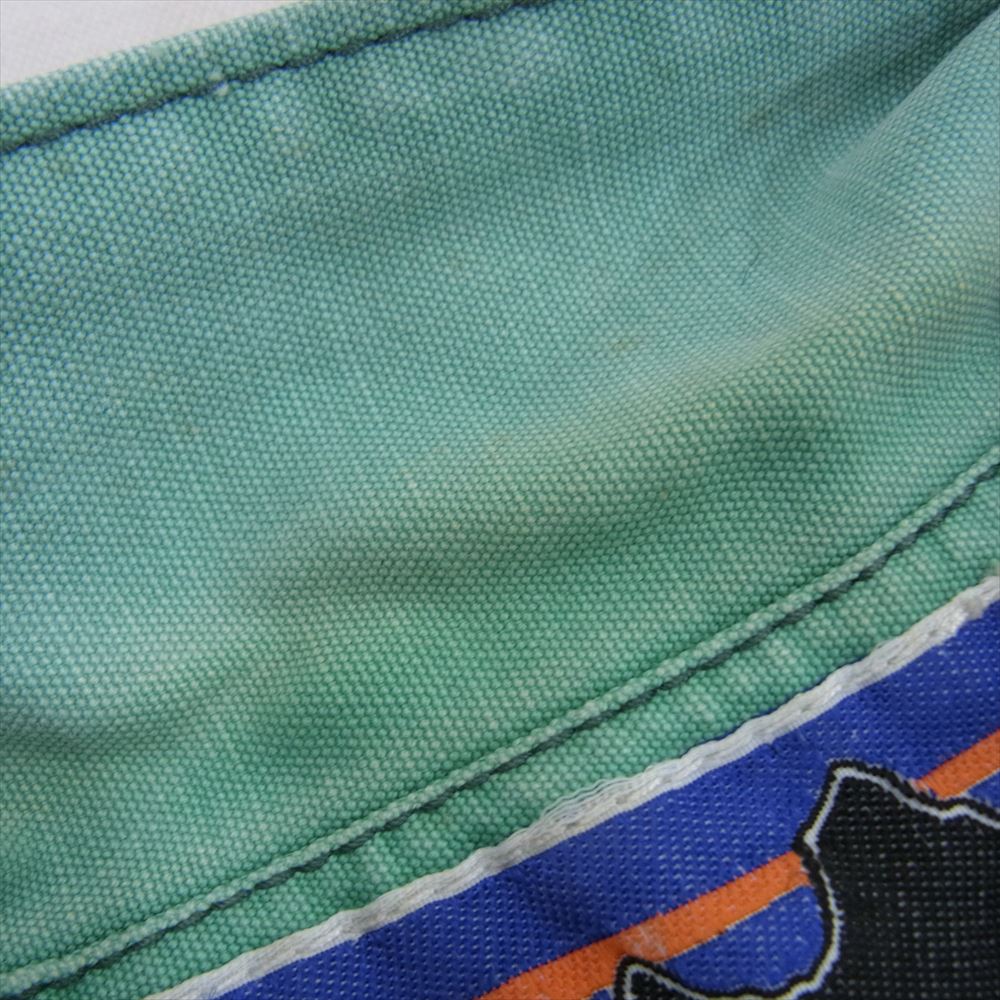 patagonia パタゴニア 80s ヴィンテージ 初期 デカタグ キャンバスコットン 長袖 シャツ グリーン系 L【中古】