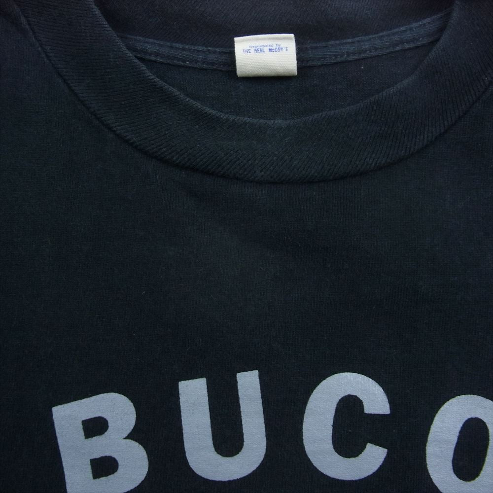 BUCO ブコ RIDING TOGS ロゴ プリント 長袖 Tシャツ ブラック系 38【中古】