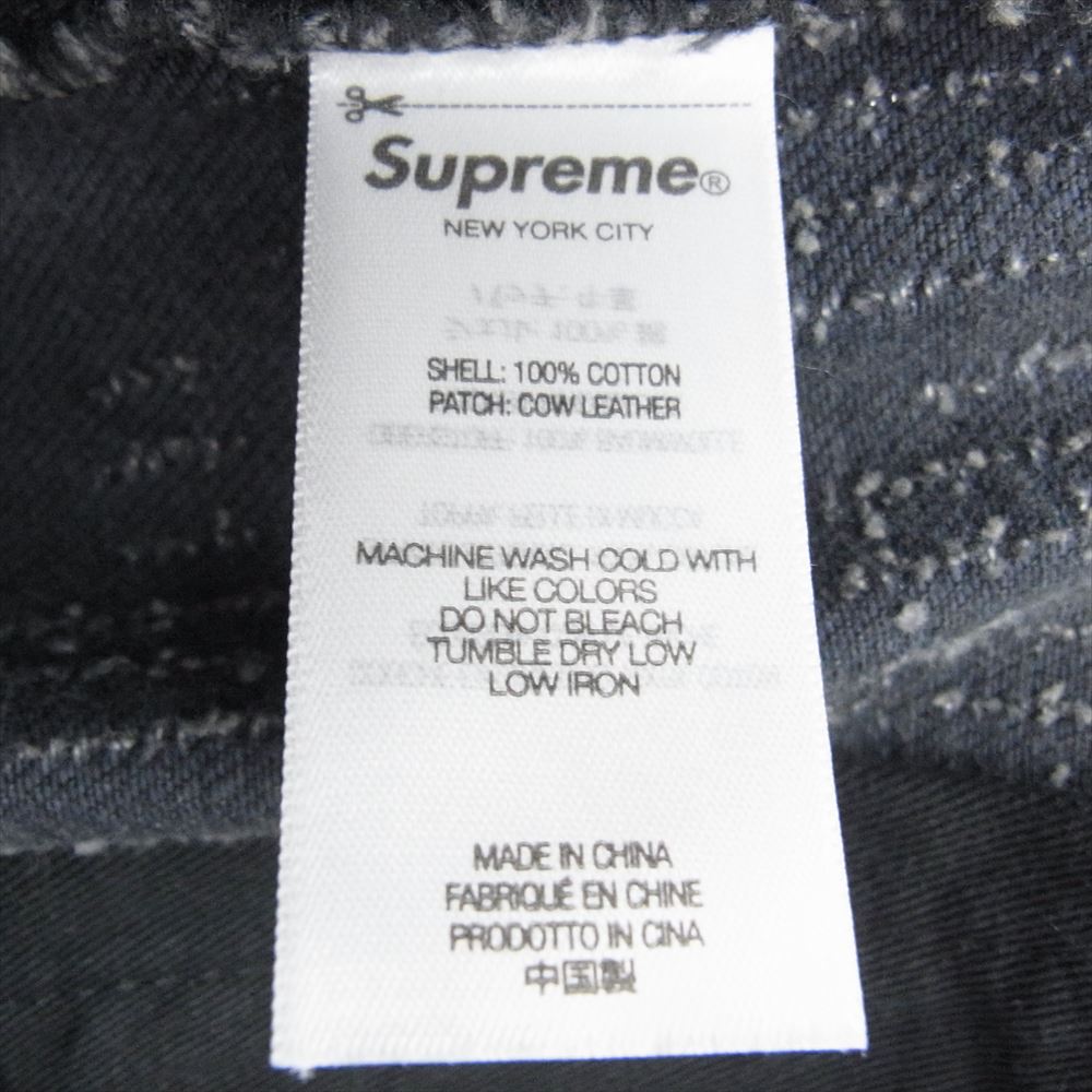 Supreme シュプリーム 23AW Needle Punch Regular Jean #A ニードル パンチ レギュラー ジーンズ グレー系 ブラック系 34【極上美品】【中古】