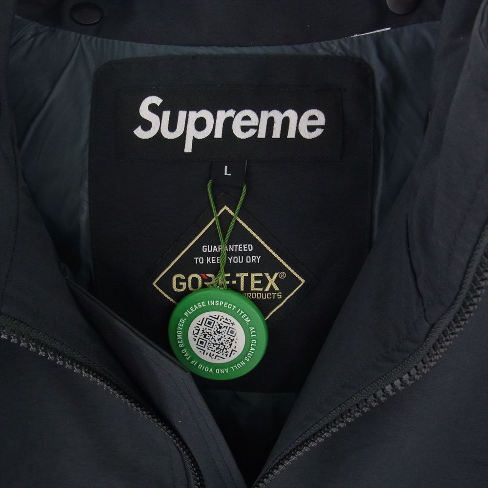 Supreme シュプリーム 18AW GORE-TEX Court Jacket ゴアテックステープドシーム ジャケット ブラック系 L【極上美品】【中古】