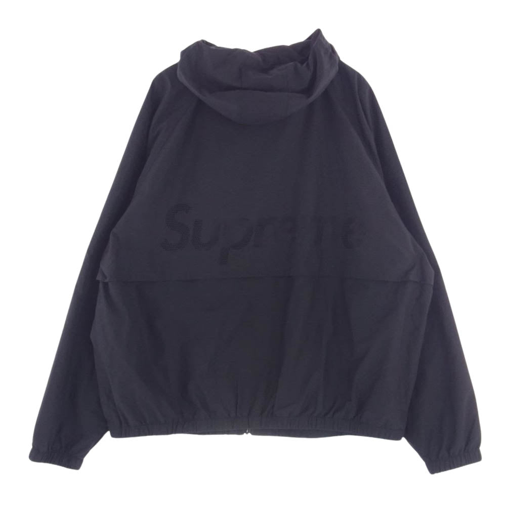 Supreme シュプリーム 23SS Lightweight Nylon Hooded Jacket ライトウェイト ナイロン フーディー ジャケット ブラック系 XXL【中古】