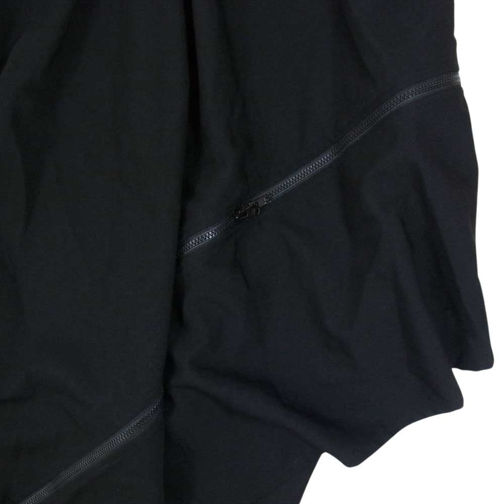Yohji Yamamoto ヨウジヤマモト 18AW NV-S51-100 B ビーヨウジヤマモト ウールギャバジン ファスナーデザイン ラップパンツ ブラック系 1【中古】