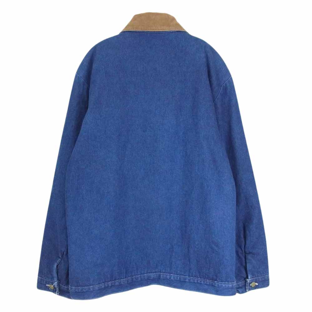POINTER ポインター USA製 裏地ブランケット デニム カバーオール ジャケット インディゴブルー系 S【中古】