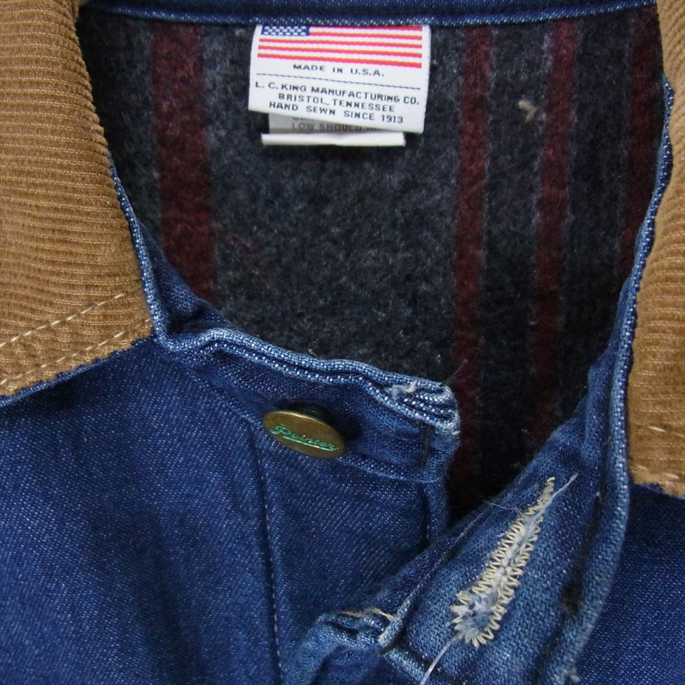 POINTER ポインター USA製 裏地ブランケット デニム カバーオール