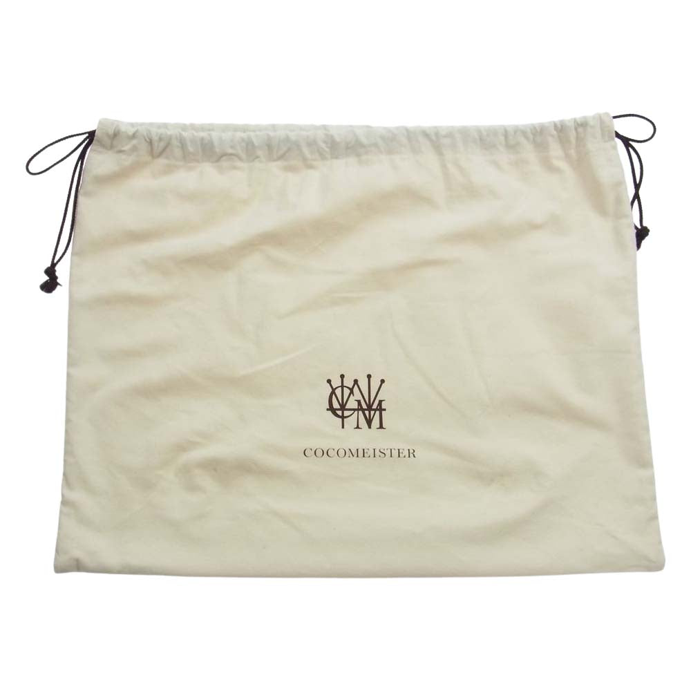 COCOMEISTER ココマイスター ブライドルレザー ミニ ダレスバッグ ブラック系【極上美品】【中古】