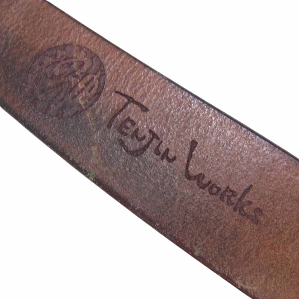 Tenjin Works レザー ベルト ブラウン系 32【中古】