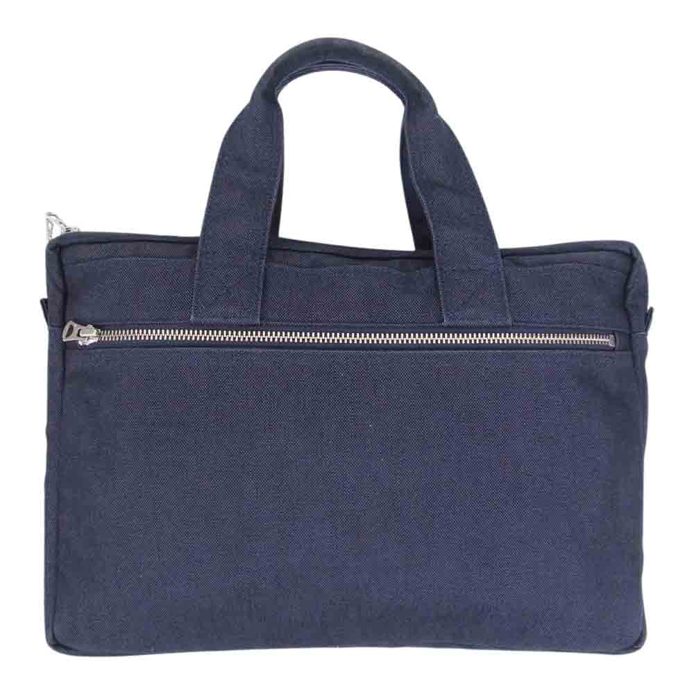 PORTER ポーター デニム スモーキー ビジネス トート バッグ ネイビー系【中古】
